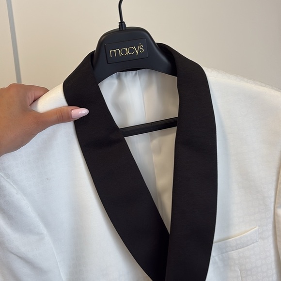 NWT Alfani Men’s White Slim Fit Blazer - Picture 9 of 10